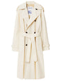 BURBERRY Light Beige Cotton Double-Breasted Trenchcoat for Women