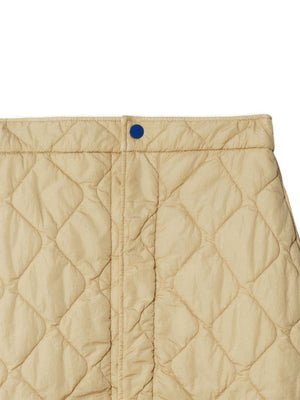 BURBERRY Quilted A-Line Skirt for Women