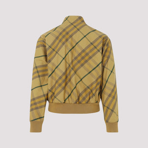 BURBERRY Men's Cotton Bomber Jacket - SS24 Collection