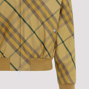 BURBERRY Men's Cotton Bomber Jacket - SS24 Collection