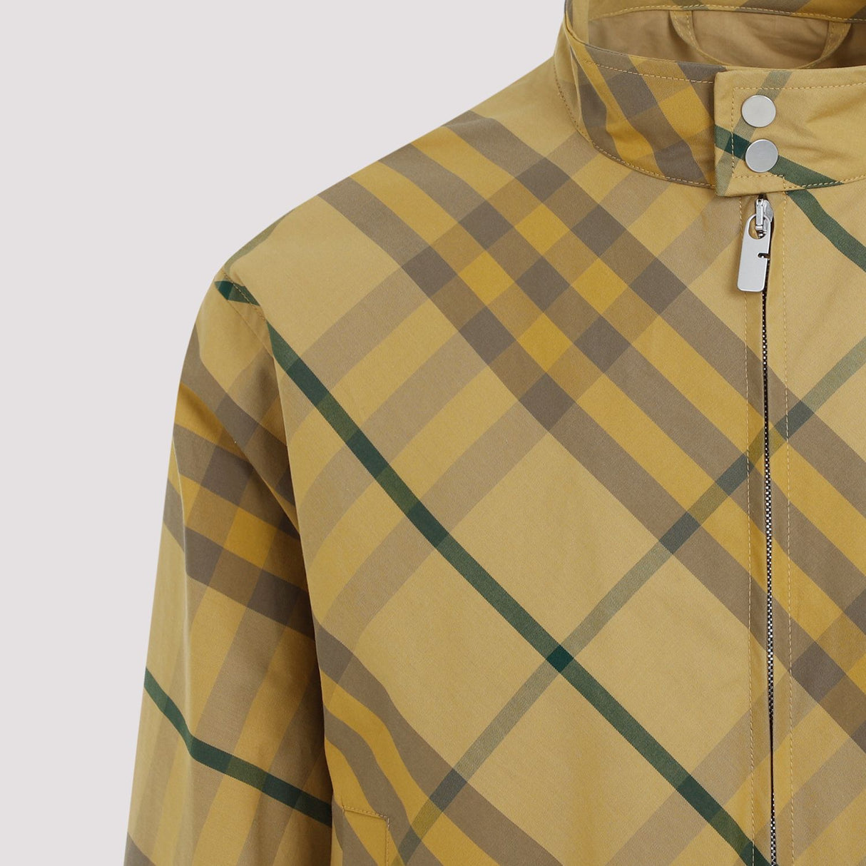 BURBERRY Men's Cotton Bomber Jacket - SS24 Collection