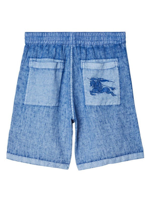 BURBERRY Linen Drawstring Shorts for Men - Perfect for SS24