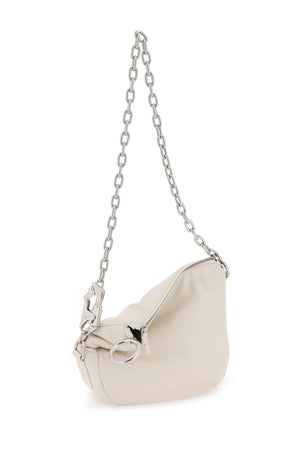 BURBERRY Mini Leather Shoulder Handbag with Ring Detail