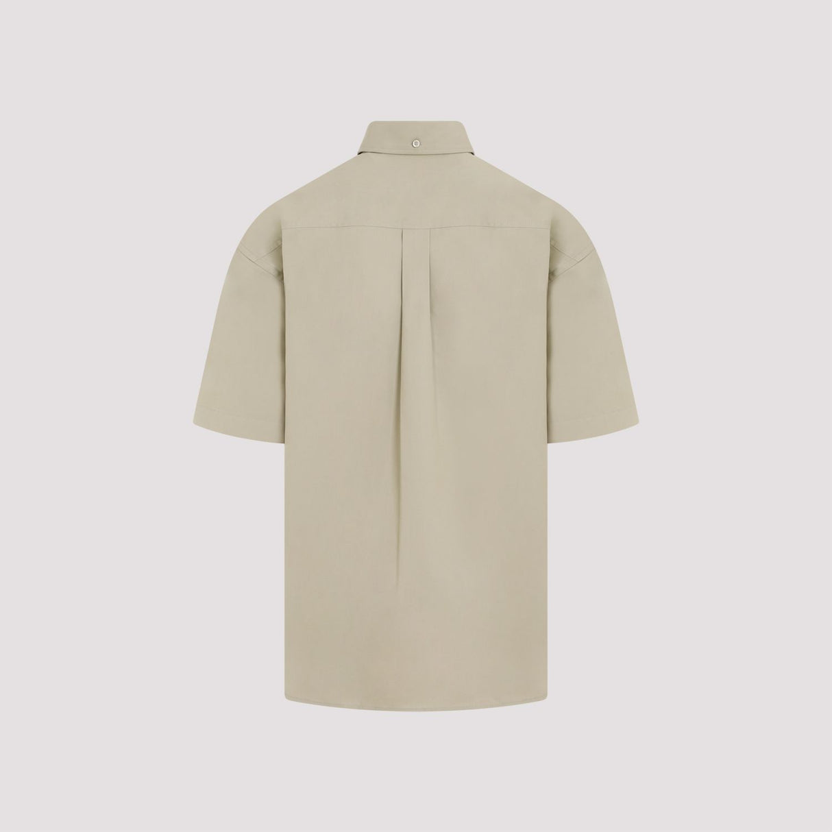 BURBERRY SS24 緑色のメンズコットンシャツ