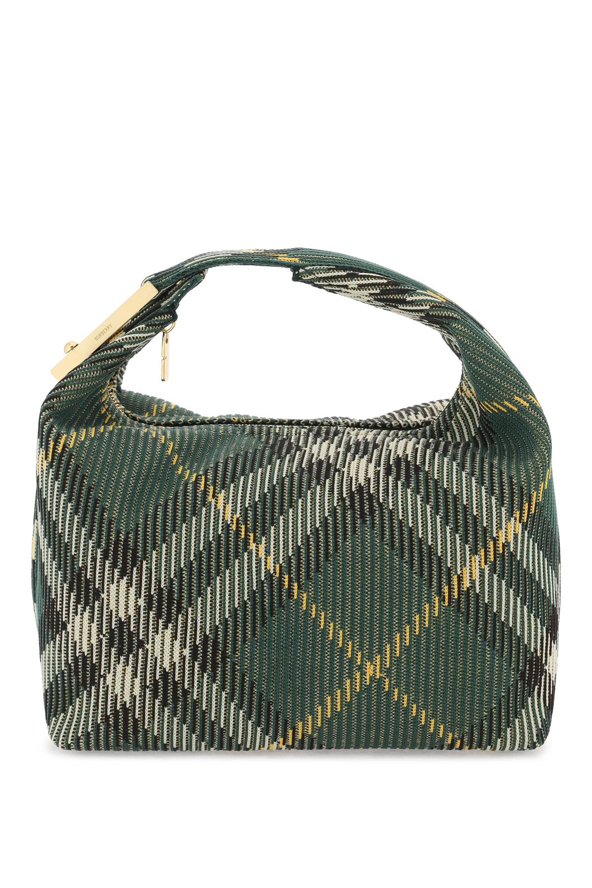 BURBERRY Medium Check Pattern Shoulder Handbag