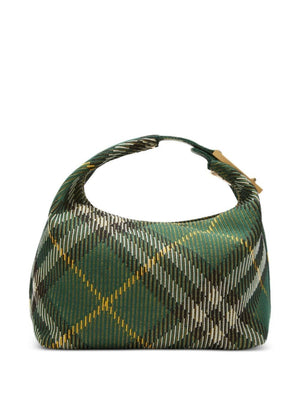 BURBERRY Medium Check Pattern Shoulder Handbag