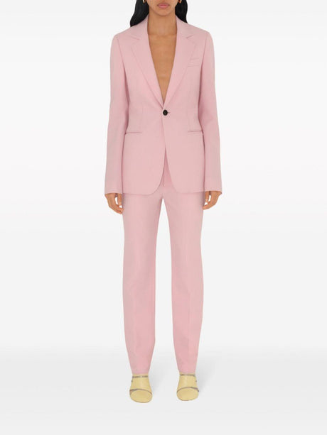 BURBERRY Soft Pink Wool Jacket