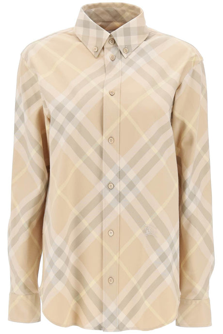 BURBERRY Vintage Check Cotton Button-Down Shirt