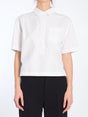 GUCCI Women's Cotton Poplin Mini Shirt with Back Slit