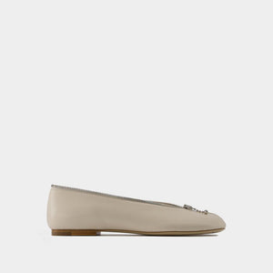 BURBERRY Mini Zip Ballerinas for Women