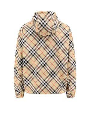 BURBERRY 24SSメンズフード調節可能ジャケット