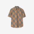 BURBERRY Checkered Design Cotton Shirt for Men - SS25