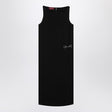 GUCCI Sleek Sleeveless Viscose Sablé Dress with Horsebit Detail