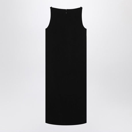 GUCCI Sleek Sleeveless Viscose Sablé Dress with Horsebit Detail