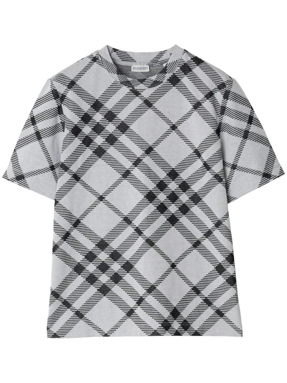 BURBERRY Stretch Cotton Blend Mini T-Shirt for Women - SS24