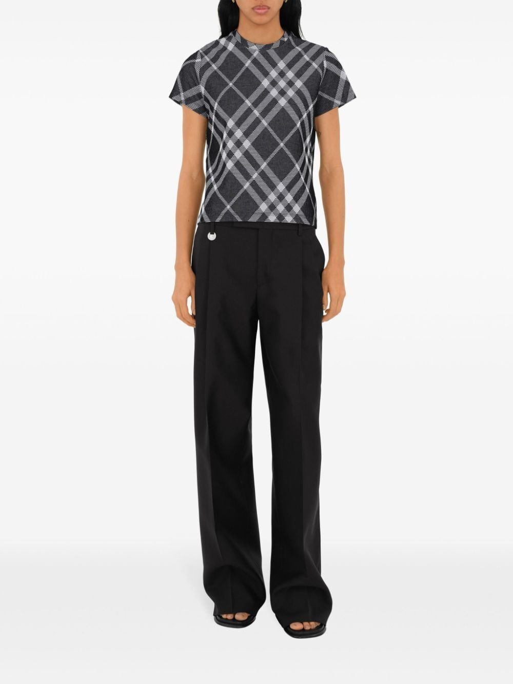 BURBERRY Stretch Check T-Shirt