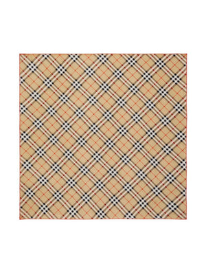 BURBERRY Medium Check Silk Scarf 90x90cm