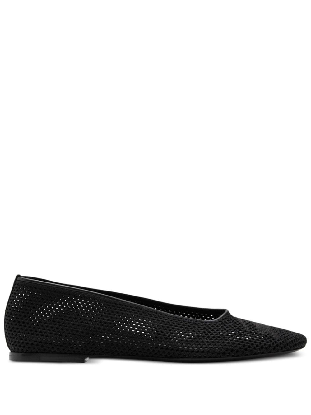 BURBERRY Technical Mesh Ballet Flats for Women