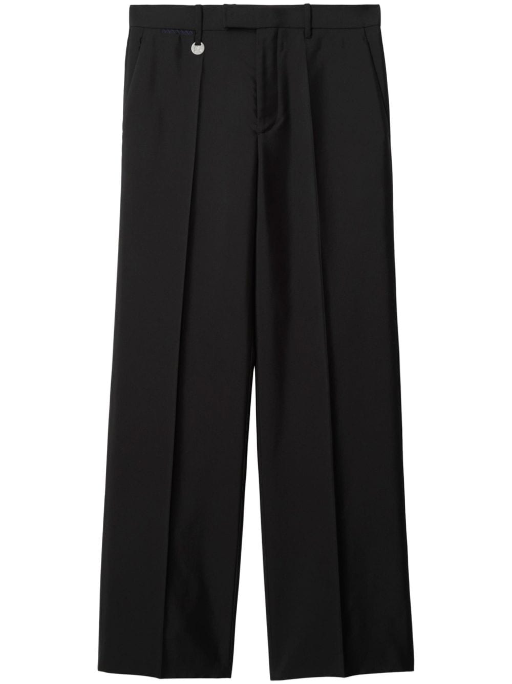 BURBERRY Wool and Silk Blend Trousers