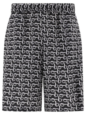 BURBERRY Sleek Printed Shorts for Men