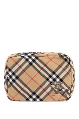 BURBERRY Mini Classic Check Travel Handbag