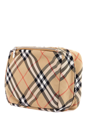 BURBERRY Mini Classic Check Travel Handbag