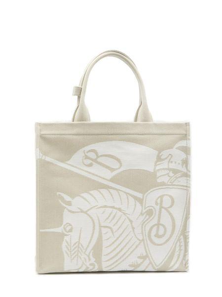 BURBERRY Tote Handbag with Equestrian Design - 38.5x13x37 cm