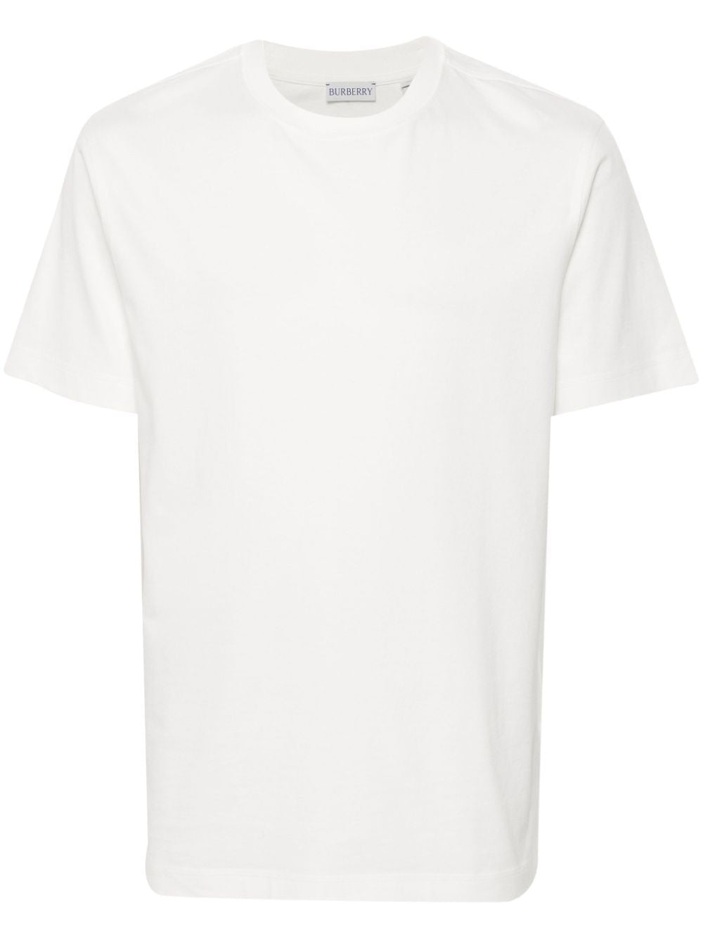 BURBERRY Slim Fit Cotton T-Shirt with Hand-Drawn Fox Motif