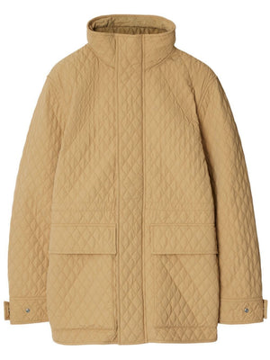 BURBERRY Women's Mini Quilted Hooded Jacket - FW24 Collection