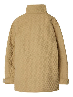 BURBERRY Women's Mini Quilted Hooded Jacket - FW24 Collection