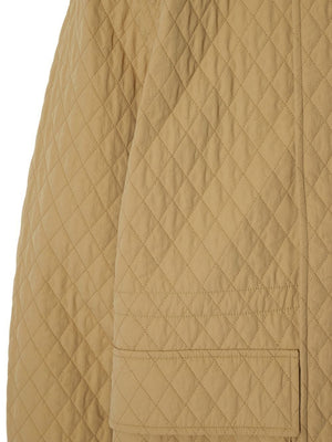 BURBERRY Women's Mini Quilted Hooded Jacket - FW24 Collection