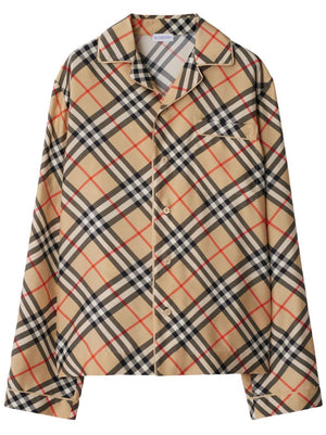 BURBERRY Checkered Design Women’s Shirt – FW24 Collection