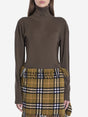 BURBERRY Oversized Military Wool Rollneck Sweater