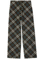 BURBERRY Chic Checkered Pants for Women