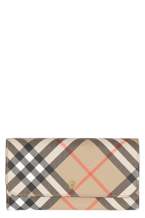 BURBERRY チェックコントゥネンタルミニ財布