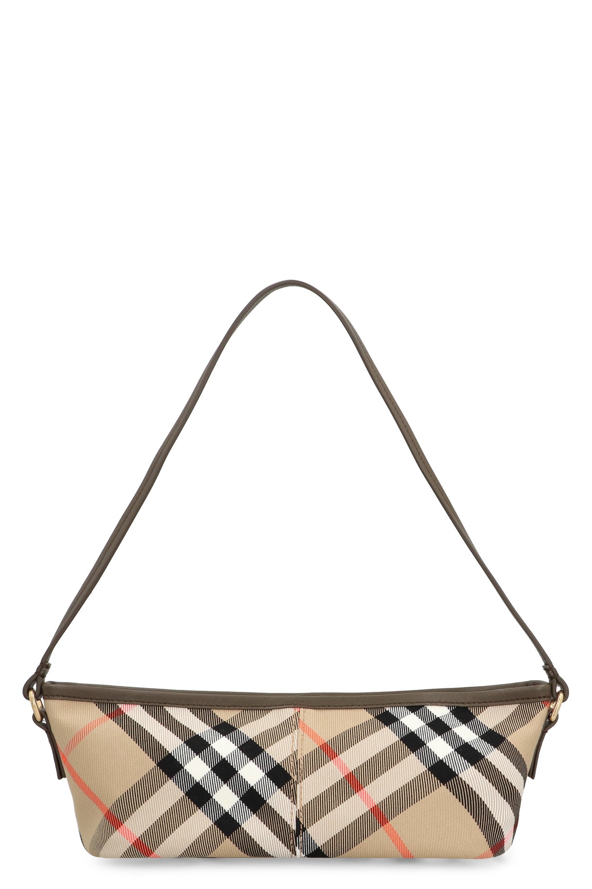 BURBERRY Check Pattern Mini Handbag