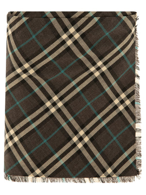 BURBERRY Women's A-Line Wool Blend Mini Kilt