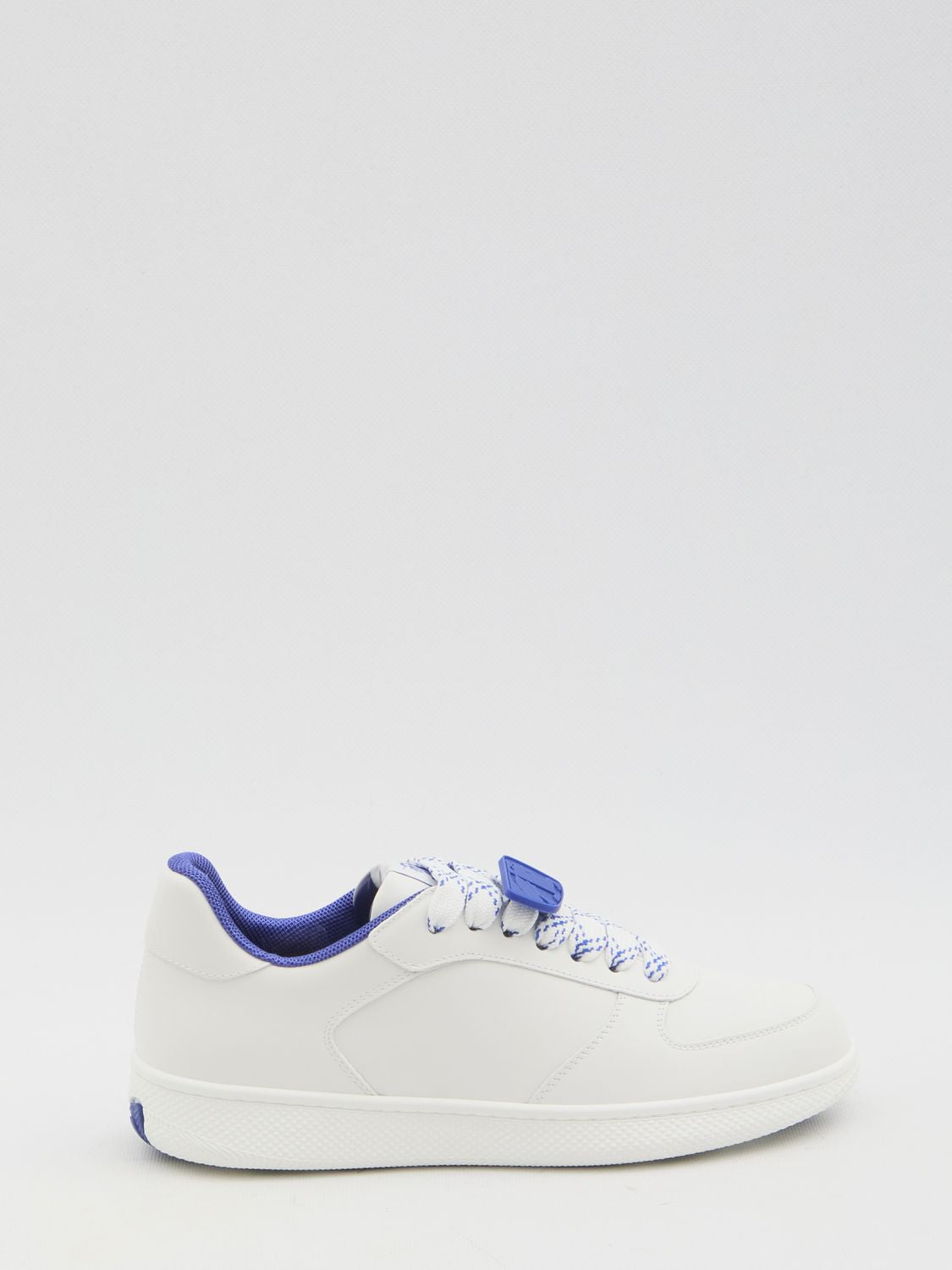 BURBERRY Men's Terrace Sneakers with Detachable Shield Charm