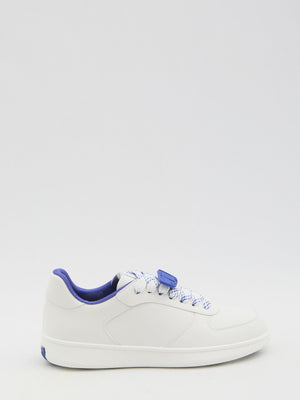 BURBERRY Men's Terrace Sneakers with Detachable Shield Charm