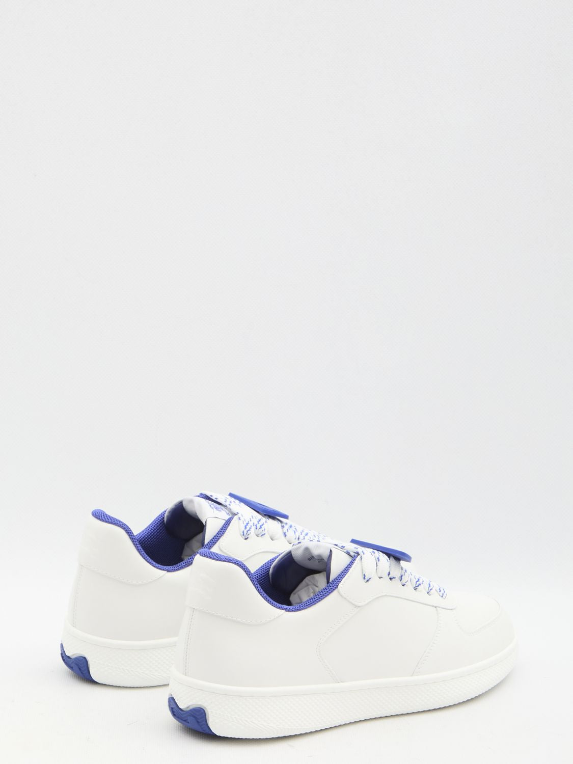 BURBERRY Men's Terrace Sneakers with Detachable Shield Charm