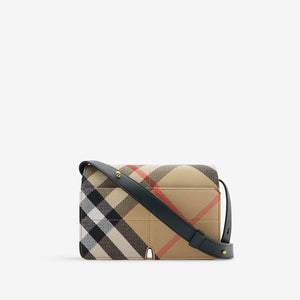 BURBERRY チェック柄ミニショルダーハンドバッグ