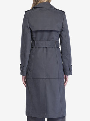 BURBERRY LONG TRENCH Jacket IN COTTON AND NYLON