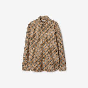 BURBERRY メンズサンドコットンシャツ