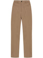 BURBERRY Slim Fit Chino Pants with Equestrian Embroidery