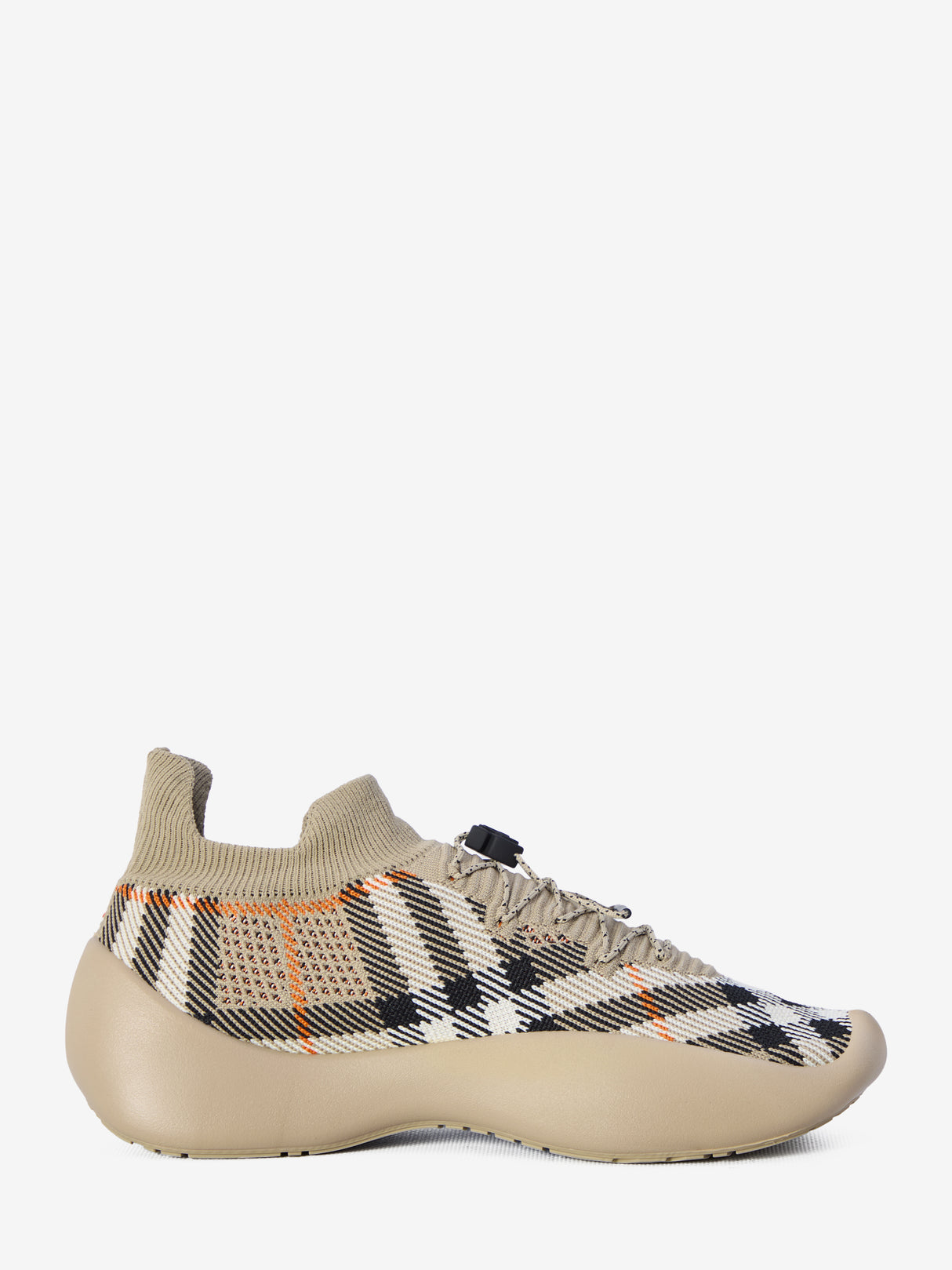 BURBERRY Men's Check Knit Neptune Sneaker