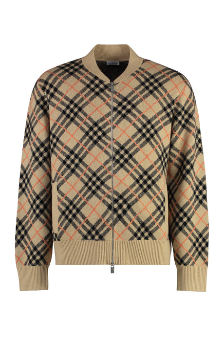 BURBERRY Zipped Cardigan in Cashmere for Men - FW24 Collection