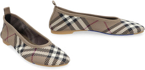 BURBERRY Mini Fabric Ballet Flats for Women