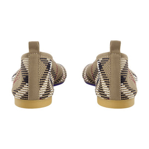 BURBERRY Mini Check Knit Ballerinas for Women