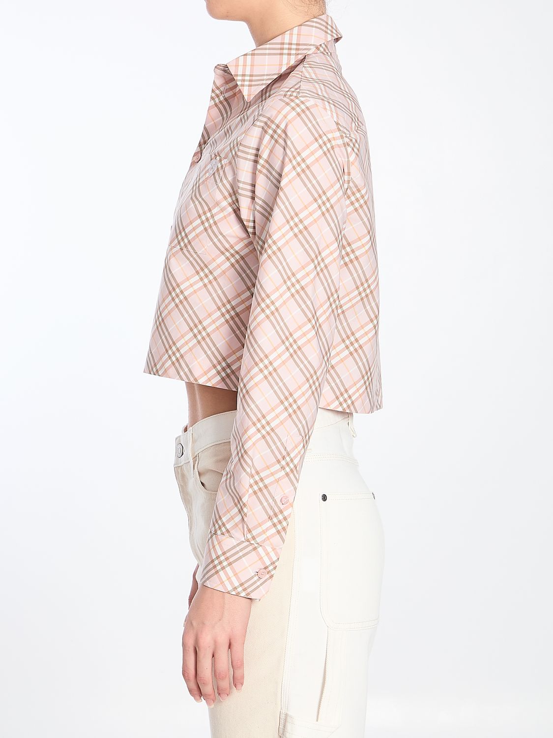 BURBERRY Mini Cropped Check Shirt