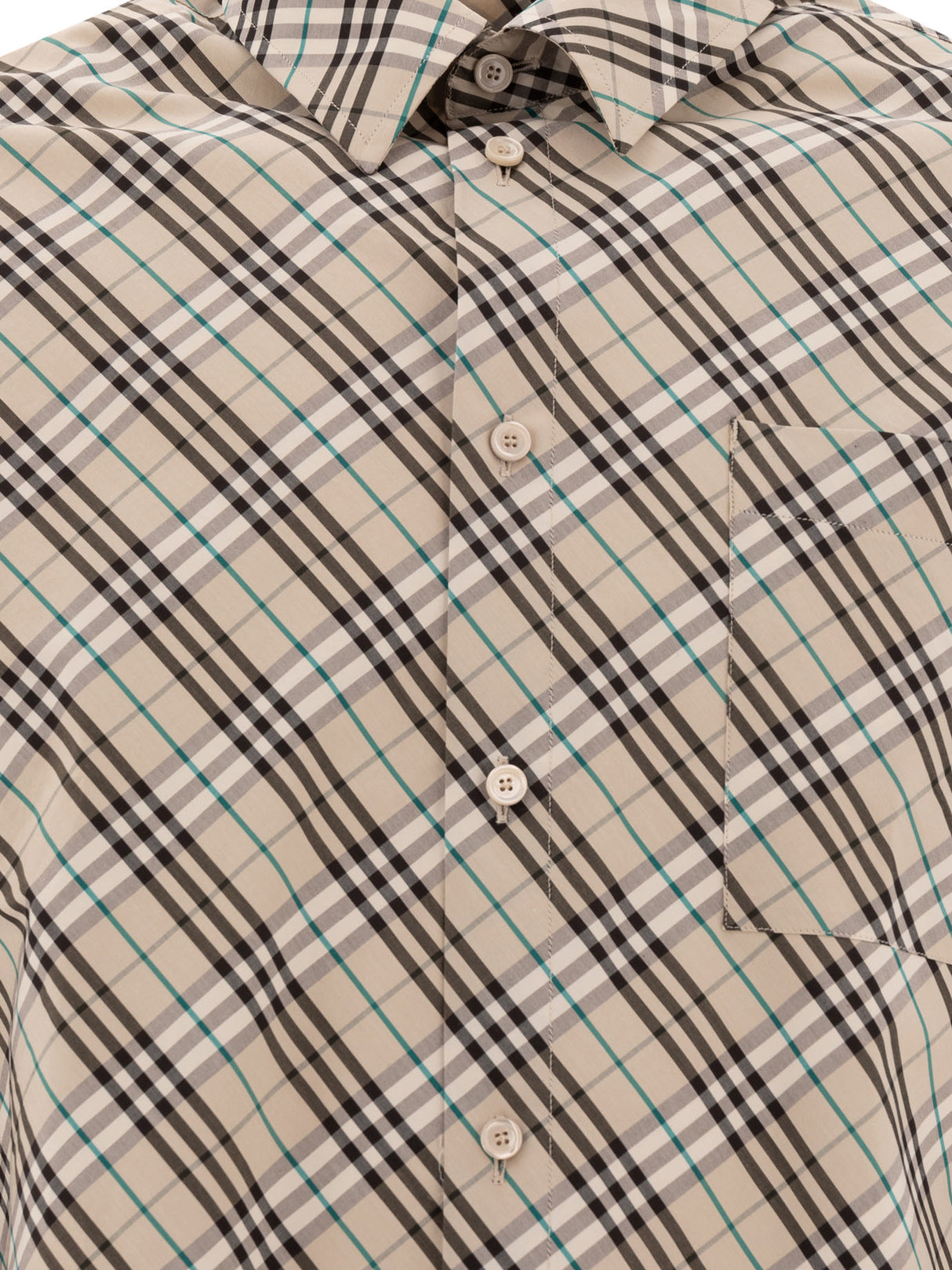 BURBERRY Check Pattern Shirt for Men - SS25